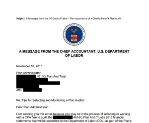 DOL Letter