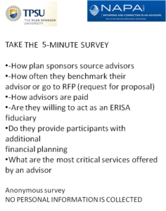 Plan Sponsor Survey