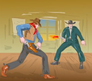 cowboy gunfight