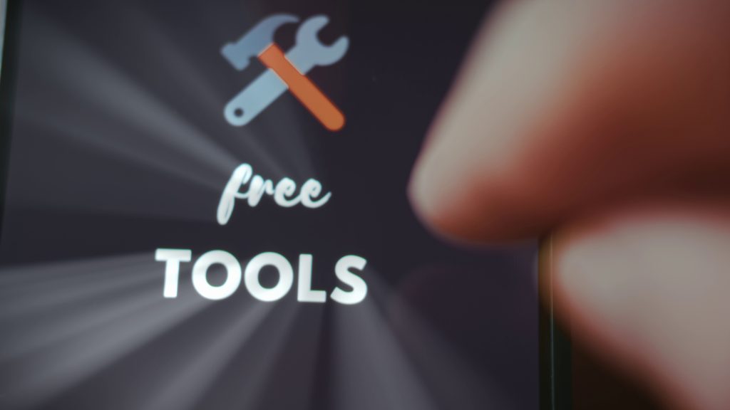 Free Tools Themed Graphic Presentation On Smartphone Sbi 351206664