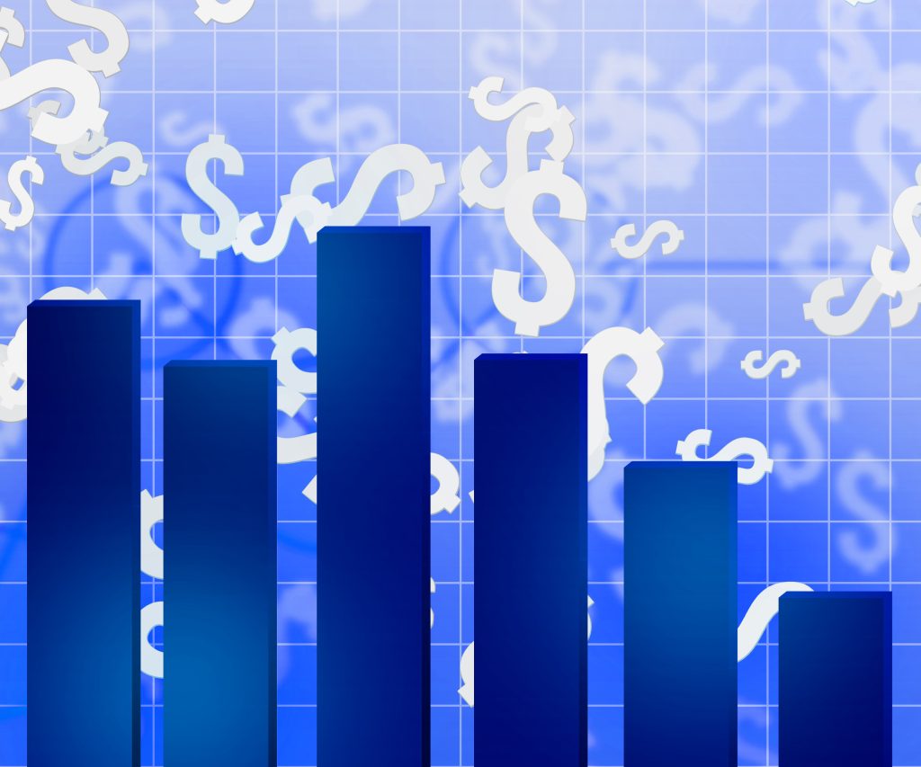 Blue Economic Background