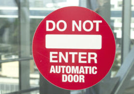 Do Not Enter Signboard